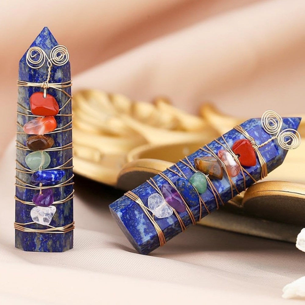 🆕New Healing Lapis Lazuli Crystal Wand/Tower 2.7” - Picture 2 of 4